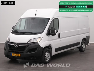 Opel Movano 120PK L3H2 Airco Cruise Camera Parkeersensoren Euro6 L3 Airco Cruise control