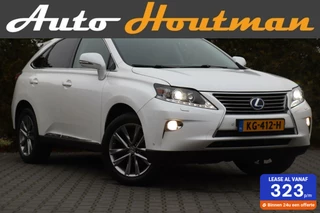 Lexus RX 450h 299PK 4WD Hybrid Parelmoer wit!|Camera|Leder|Nav|Memory seats|E. klep|Lmv|Multif. stuur|Xenon|PDC|