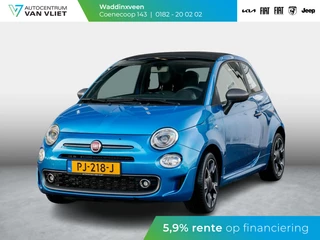 Fiat 500 C TwinAir Turbo Sport | Cabrio | 105pk | Clima | PDC | 16" |  Navi | Priv. glass
