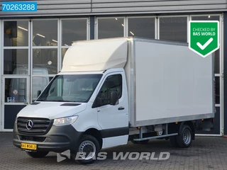 Mercedes Sprinter 514 CDI Dubbellucht Bakwagen Laadklep Airco Cruise Meubelbak Koffer Euro6 18m3 Airco Cruise control