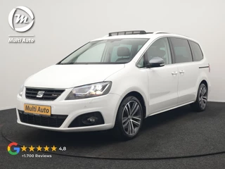 SEAT Alhambra 1.4 TSI FR 150pk DSG 7 Persoons | Trekhaak Af Fabriek | Panodak | Camera | Keyless | Alcantara Sportstoelen Verwarmd | EL. Schuifdeuren | Bi Xenon | Apple Carplay | Navigatie | DAB | Cruise Control |