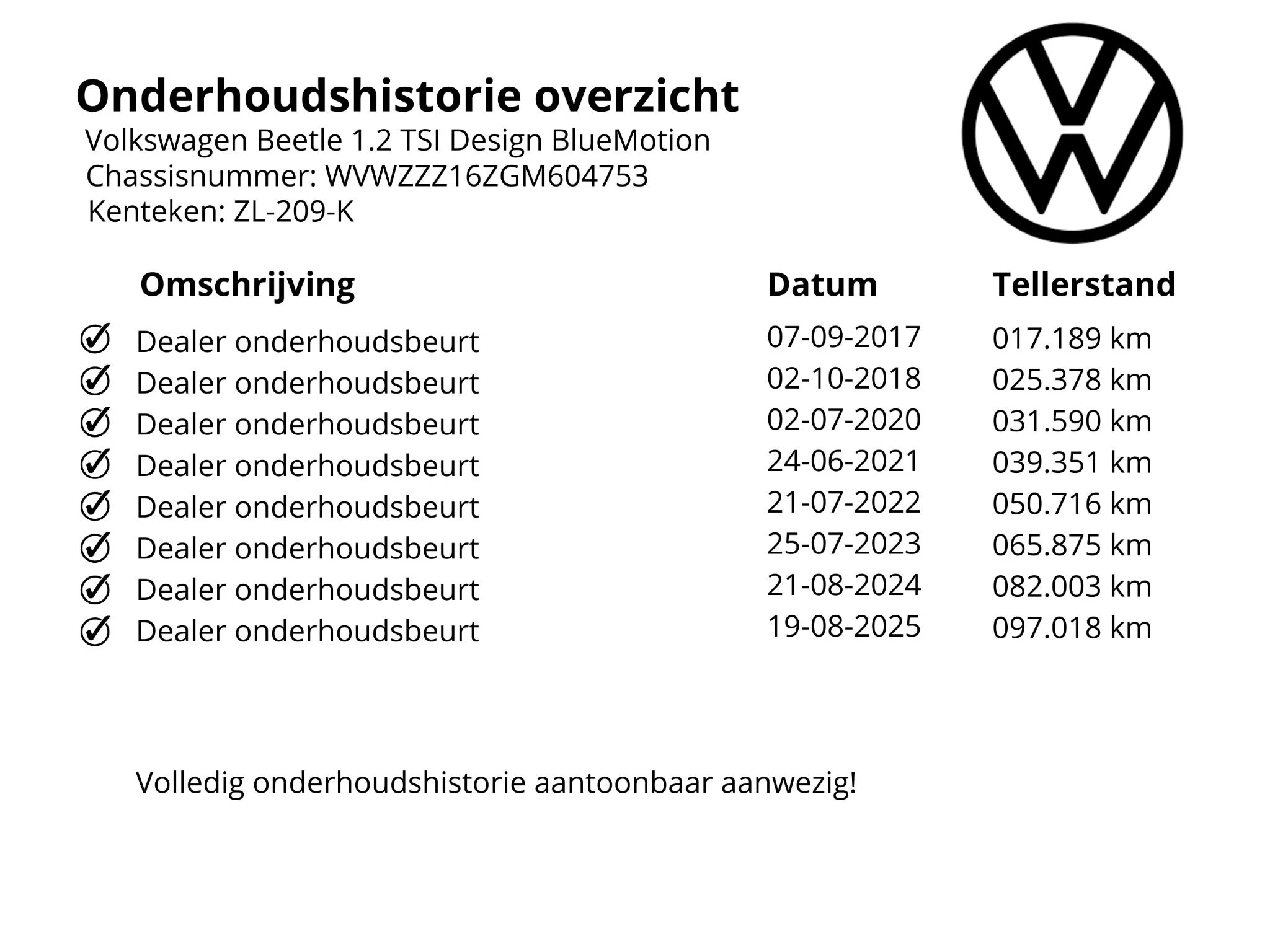 Hoofdafbeelding Volkswagen Beetle