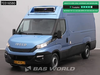 Iveco Daily 35S18 3.0L Automaat Koelwagen Lamberet Carrier Xarios 200 230V stekker L2H2 Kühl Kühlwagen Frigo L2 Airco Trekhaak Cruise control