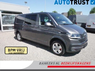 Volkswagen Transporter 2.0 TDI 150PK, L2H1, Dubbel Cabine, Bulli, Airco, 2 x Schuifdeur, Achterklep