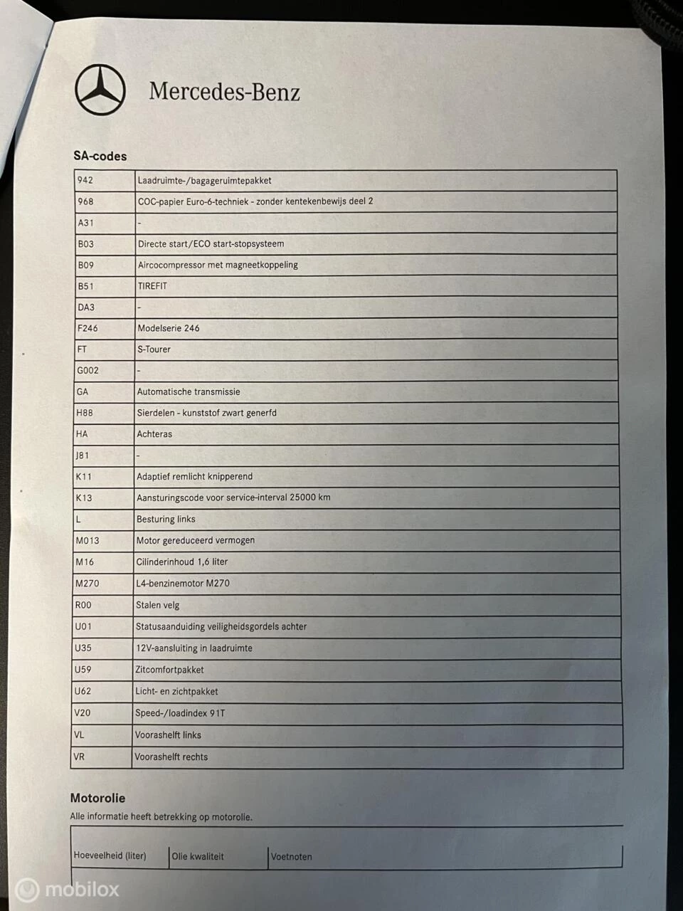 Hoofdafbeelding Mercedes-Benz B-Klasse