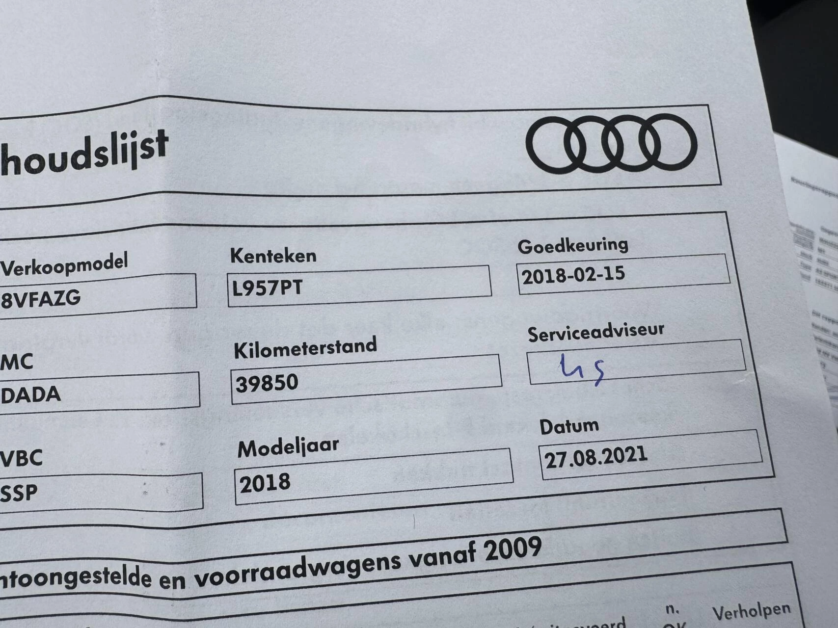 Hoofdafbeelding Audi A3