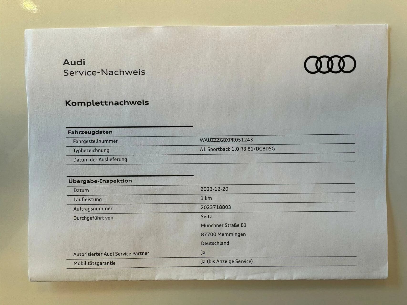 Hoofdafbeelding Audi A1 Sportback