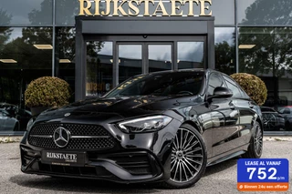 Mercedes C-klasse C200 AMG|PANO|LEDER|CAMERA|ACC|SFEERV.|19'
