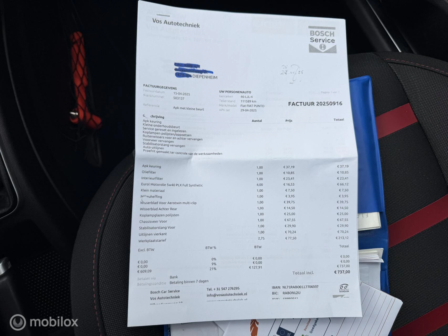 Hoofdafbeelding Fiat Punto