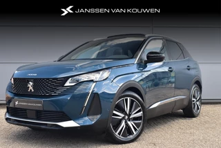 Peugeot 3008 1.6 HYbrid 225 GT Elektrische stoelverstelling met Geheugen Lederen Bekleding 360 Camera Automatisch Achterklep Focal Audio 19 Inch Elektrisch Glazen Panorama-Dak