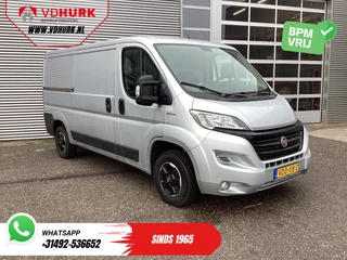 Fiat Ducato 2.3 MJ 130 pk L2 EXPORT DB-Riem V.V./ 2.5t Trekverm./ Climate/ 270Gr.Deuren/ Navi/ Camera/ Cruise/ 15”LMV/ DAB/ Trekhaak