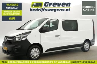 Opel Vivaro 1.6 CDTI L2H1 Dubbele Cabine Airco Cruise 6 Persoons Bluetooth Elektrpakket LED