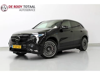 Hoofdafbeelding Mercedes-Benz EQC Mercedes-Benz EQC 400 4MATIC Premium Plus AMG Line 80 kWh, Elec-trekhaak, Burmester schuifdak-distronic-memory-verwarmde stoelen-surround-camera-leder-keyless-go