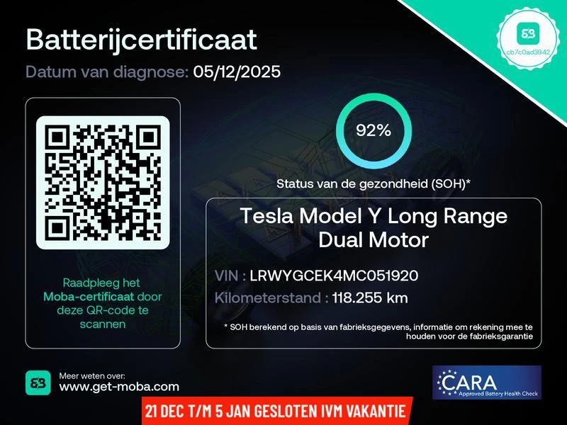 Hoofdafbeelding Tesla Model Y