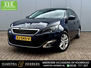 Peugeot 308 SW 1.2 PureTech blauw leder navi stoelverwarming