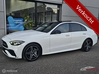 Mercedes C-klasse 300 e AMG Line Panorama/Leder/Keyless/Trekhaak