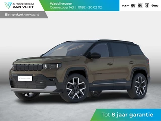 Jeep Compass First Edition 74 kWh | Adapt. Cruise | Camera | Carplay | 20" | Elektr. A-Klep | Navi | Winter Pack | Schuif/Kanteldak | Premium Pack | Conv. Pack | Warmtepomp