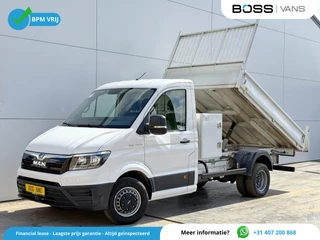 MAN TGE 5.120 2.0 TDI Kipper Dubbellucht Carplay Trekhaak Airco Camera Navigatie Benne Tipper