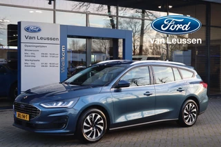 Hoofdafbeelding Ford Focus Ford Focus Wagon 155PK HYBRID TITANIUM AUTOMAAT WINTERPACK APPLE/ANDROID CAMERA P-SENSOREN BLISS B&O 4-JR FABRIEKSGARANTIE!