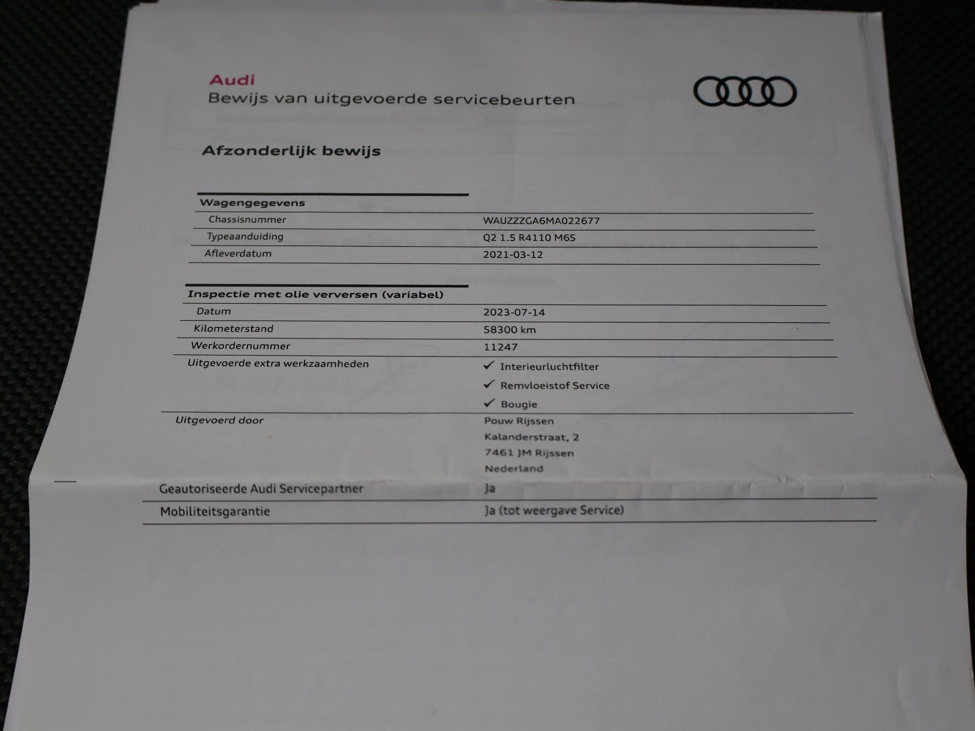 Hoofdafbeelding Audi Q2