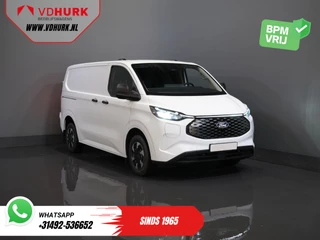 Ford E-Transit Custom Trend 65 kWh 330 km WLTP 218 pk Garantie t/m 2027/ LED/ Standkachel/ Snellader/ 2.3t Trekverm./ Stoelverw./ Carplay/ Climate/ Camera/ PDC/ Cruise