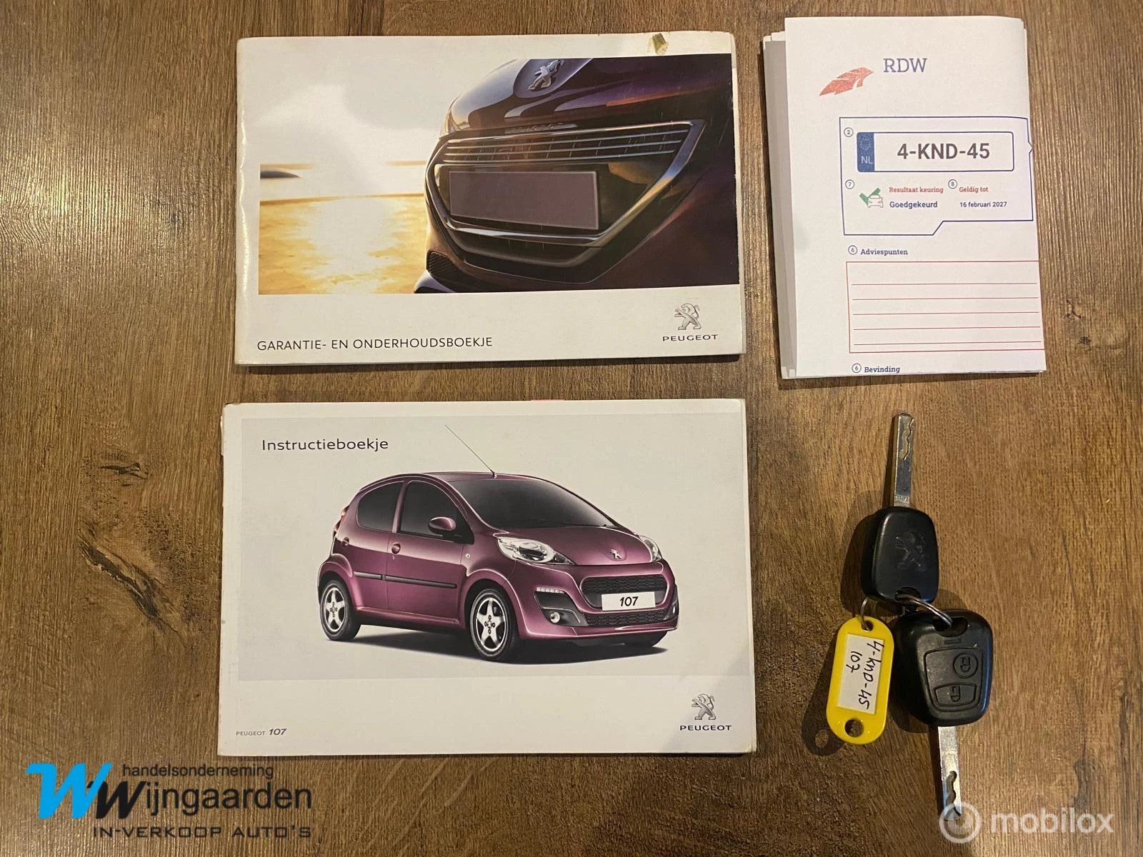 Hoofdafbeelding Peugeot 107