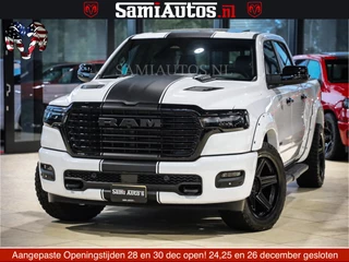 Dodge Ram 1500 GEEN MEERPRIJS | ALL IN | HELLCAT WHEELS | WIDE BODY | Laramie Night | 420Pk 636 Nn | Extra Groot Scherm + Passagiers Scherm | Comfortabele Dubbele Cabine met Royale 5 Zitplaatsen | Nu Leverbaar uit Voorraad | Voorraad Nr 2223 - 5047