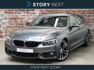 BMW 4 Serie Gran Coupé 420i High Executive M Sport Pakket Automaat / Schuif-/kanteldak / Head-Up Display / Achteruitrijcamera / Stoelverwarming / Hifi / Leder / Climate Control / DAB / Shadow Line / Cruise Control / Sportstoelen / 19 Inch