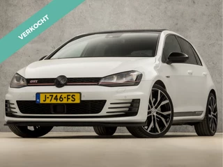 Volkswagen Golf 2.0 TSI GTI Performance 230Pk Automaat (SCHUIFDAK, APPLE CARPLAY, NAVIGATIE, ALCANTARA, DYNAMISCHE KNIPPERLICHTEN, STOELVERWARMING, CAMERA, KEYLESS, ADAPTIVE CRUISE, GETINT GLAS, NIEUWE APK, NIEUWSTAAT)