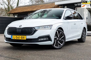 Skoda Octavia Combi 1.0 e-TSI Sport Business Automaat I CarPlay I Lane Assist I Sfeerverlichting I Sportstoelen I NAP I NL Auto