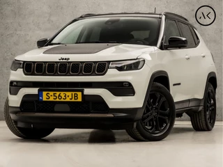 Jeep Compass 4xe 240 Plug-in Hybrid Electric Upland 240Pk Automaat (APPLE CARPLAY, GROOT NAVI, 360 CAMERA, VIRTUAL COCKPIT, LEDER, KEYLESS, SPORTSTOELEN, ADAPTIVE CRUISE, GETINT GLAS, LED KOPLAMPEN, NIEUWSTAAT)
