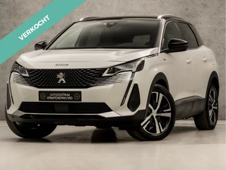 Peugeot 3008 1.6 HYbrid 225 GT 225Pk Automaat (APPLE CARPLAY, GROOT NAVI, LEDER, KEYLESS, 360 CAMERA, SPORTSTOELEN, ADAPTIVE CRUISE, SFEERVERLICHTING, GETINT GLAS, LED KOPLAMPEN, NIEUWSTAAT)