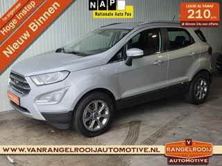 Ford EcoSport 1.0 Titanium, stoel-, stuur-, voorruitverw., clima, cruise, camera