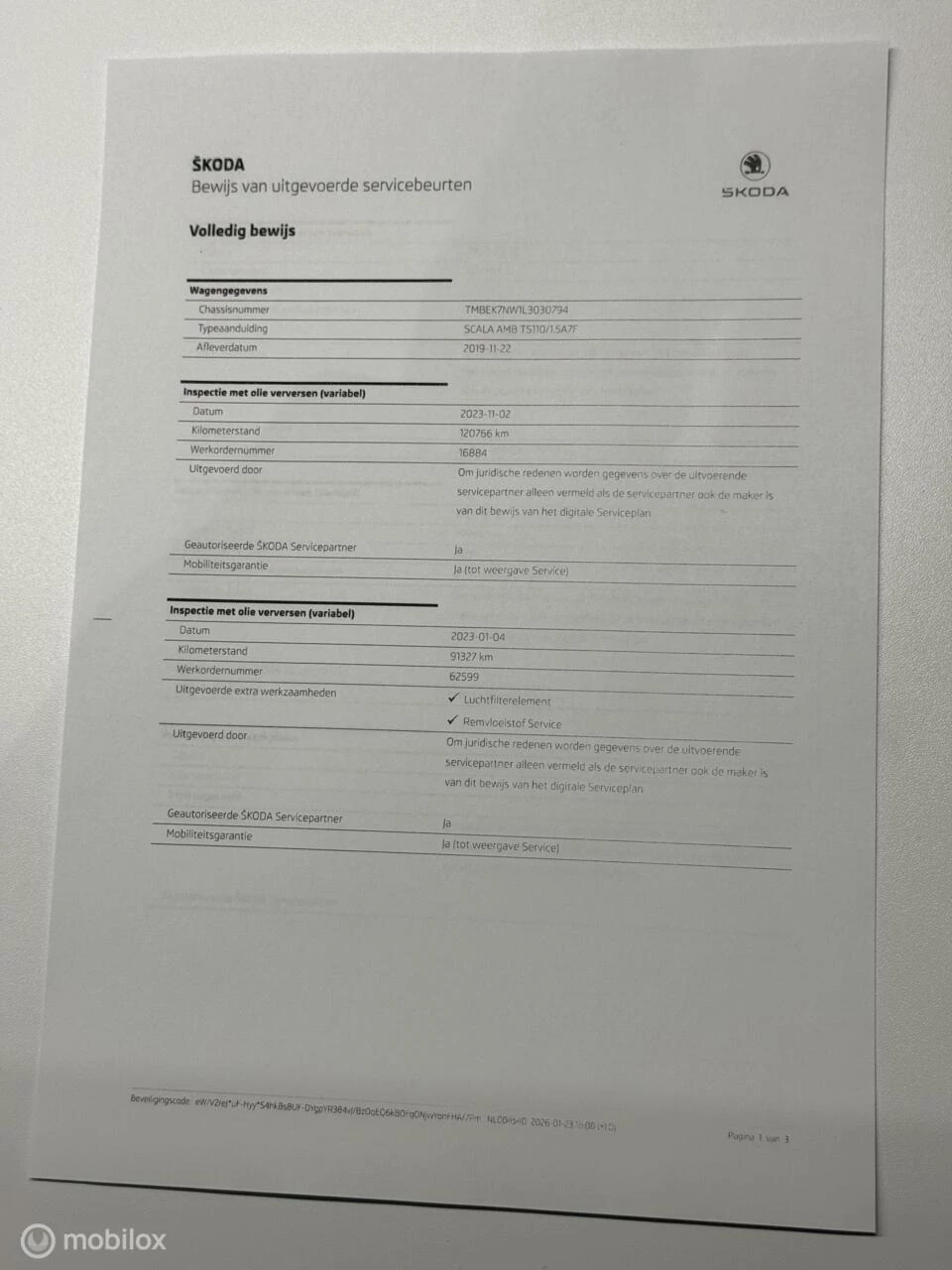 Hoofdafbeelding Škoda Scala