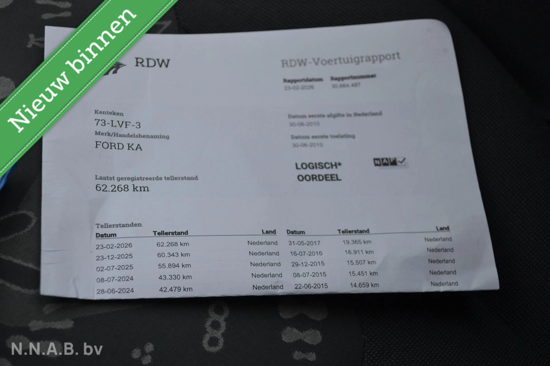 Hoofdafbeelding Ford Ka