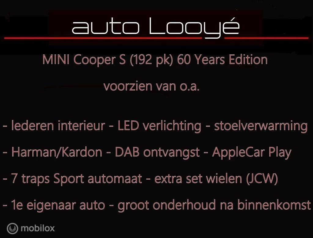 Hoofdafbeelding MINI Cooper S