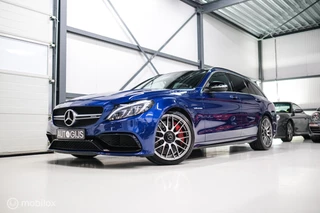 Mercedes C-klasse Estate AMG 63 S 585 pk | Drivers Pack | Unieke samenstelling | Stoelkoeling | Dealer OH | 2e eigenaar | Camera | Burmester | CarPlay |