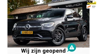 Mercedes-Benz GLC-klasse Coupé 200 Premium Plus AMG Line I 1 Eig I NL Auto I Dealeronderhouden I Burmester I Opendak I Graphitgrau