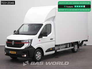 Hoofdafbeelding Renault Master Renault Master 145PK Elektrisch 87kWh 460km WLTP Chassis Laadklep Zijdeur Bakwagen LED Navi Airco Cruise Camera D'Hollandia Airco Cruise control