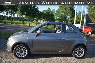 Fiat 500 C 1.2 Lounge 2014 Airco|LM wielen|Cabriolet|Leder