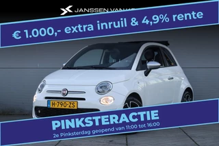 Fiat 500 C 1.0 Hybrid Rockstar / Cabrio / Navigatie / Climate / 16'' velgen