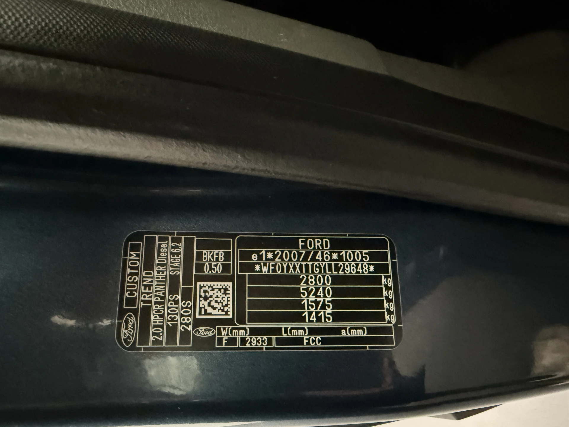 Hoofdafbeelding Ford Transit Custom