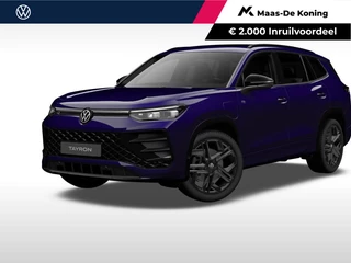 Volkswagen Tayron R-Line-Edition 1.5 eHybrid 272 pk 6 versn. DSG · Assistance pakket plus · Black edition pakket · Design pakket · Interieur style pakket · Multimedia pakket plus · Trekhaak incl. aanhangermanoeuvreerhulp (trailer assist)