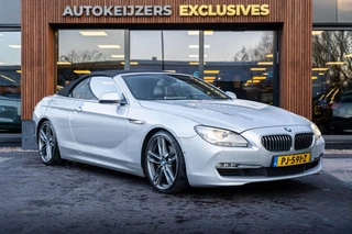 Hoofdafbeelding BMW 6 Serie BMW 6-serie Cabrio 640i High Executive Leer Sportstoelen Navi