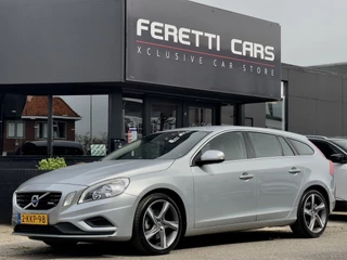 Hoofdafbeelding Volvo V60 Volvo V60 1.6 T3 AUT6 R-DESIGN 150PK. LEDER NAVI AIRCO LED LMV PDC