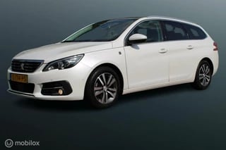 Peugeot 308 SW 1.2 PureTech 130 PK Tech Edition, Wit parelmoer, Panoramadak, Navi, Clima, App connect, Cruise, Pdc voor + achter + camera