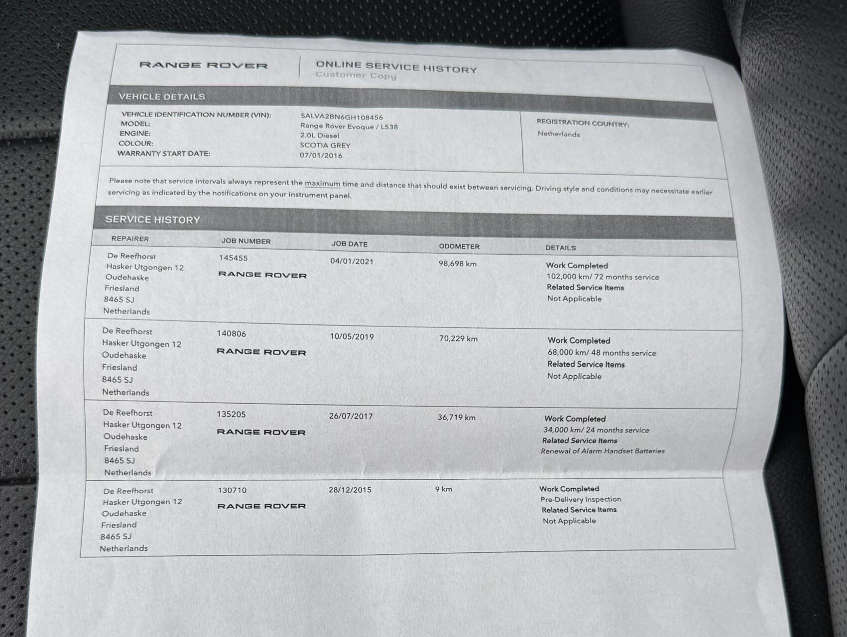 Hoofdafbeelding Land Rover Range Rover Evoque