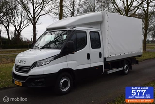 Iveco Daily 35S18D 3.0 180pk |Open Laadbak met huif | Dubbele Cabine | wb410 DC