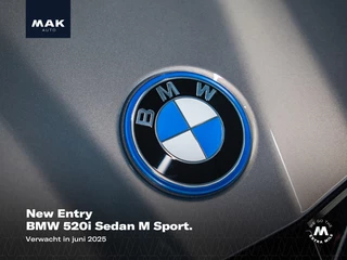 BMW 5-serie Sedan 520i M Sport, NL-auto, 19", HiFi, LED-kopl., camera, privacy
