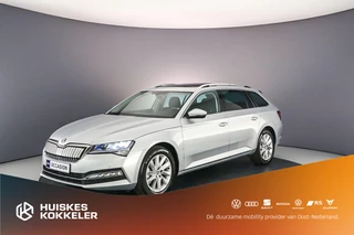 Skoda Superb Combi Business Edition Plus 1.4 TSI PHEV 218pk DSG Automaat Panoramadak, Elektrische achterklep, Achteruitrijcamera, Cruise control, Navigatie, LED koplampen, Parkeersensoren